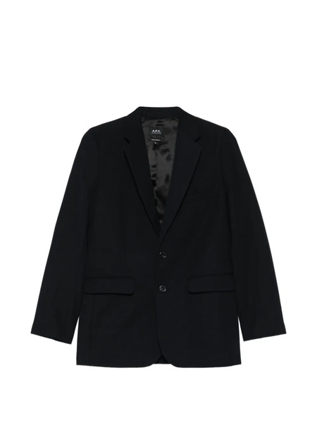  A.p.c. Button Blazer - Black 