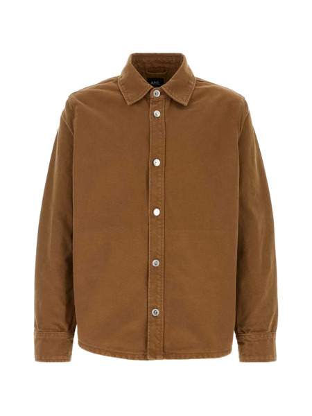  A.p.c. Button Down Jacket - Brown 
