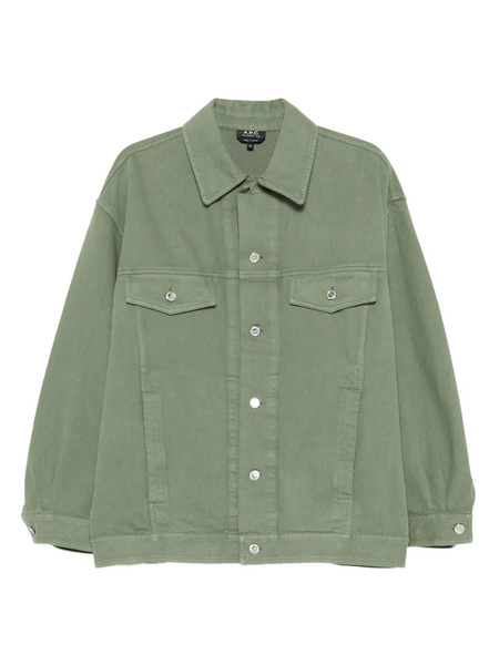  A.p.c. Button-fastening Flap-pocket Jacket - Green 