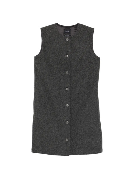  A.p.c. Button-up Dress - Grey 