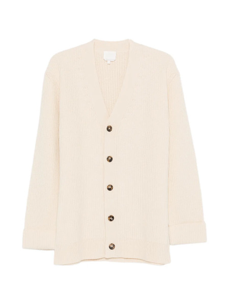  A.p.c. Buttoned V-neck Cardigan - Neutrals 