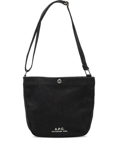  A.p.c. Canvas Shoulder Bag - Black 