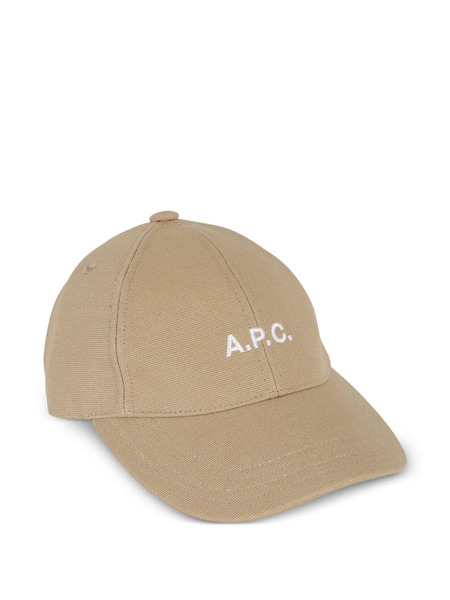  A.p.c. Charlie Logo-embroidered Cap - Neutrals 