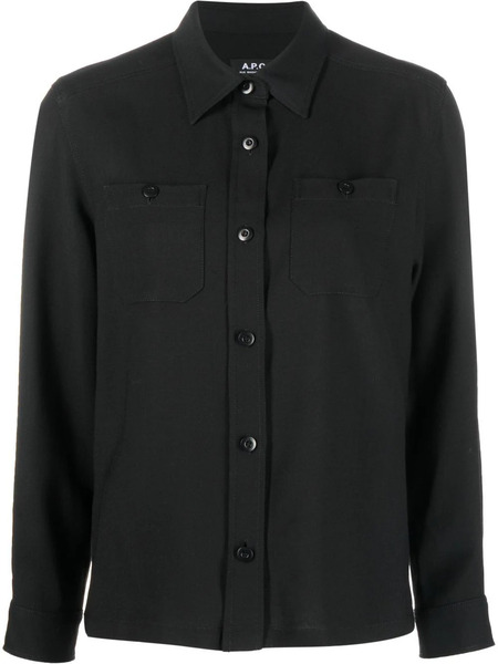  A.p.c. Chloé Long-sleeve Shirt - Black 