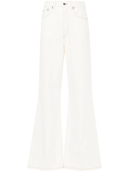  A.p.c. Clinteau High-rise Wide-leg Jeans - Neutrals 