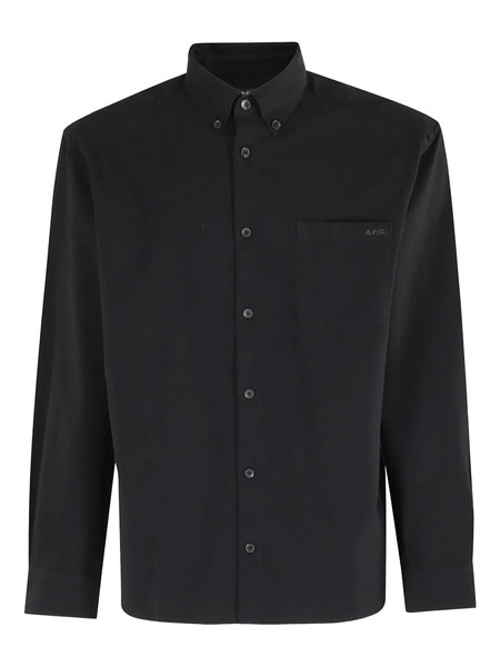  A.p.c. Cohan Button-down Pocket Shirt - Black 