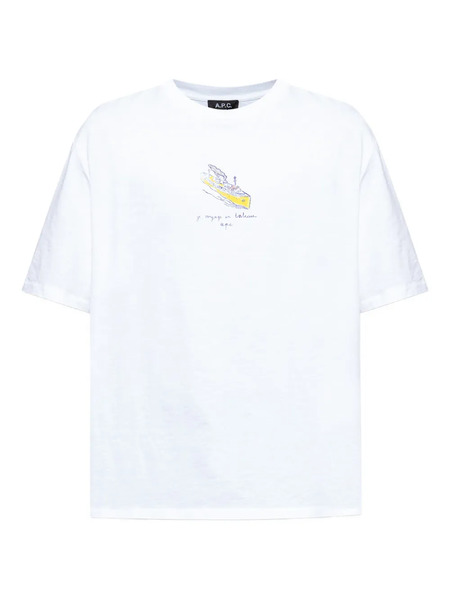  A.p.c. Crew-neck T-shirt - White 