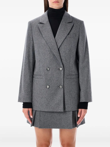 A.p.c. Double-breasted Blazer - Grey 