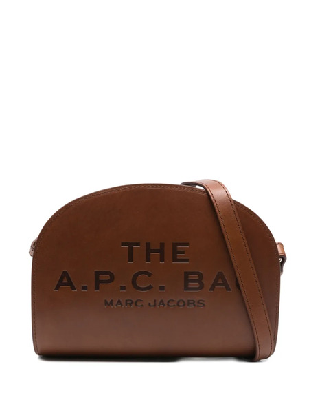  A.p.c. Embossed Satchel - Brown 