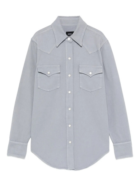  A.p.c. Flap-pockets Shirt - Grey 