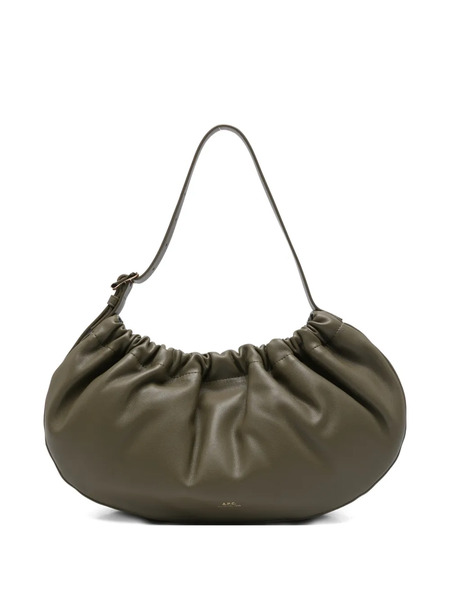  A.p.c. Gathered Shoulder Bag - Green 