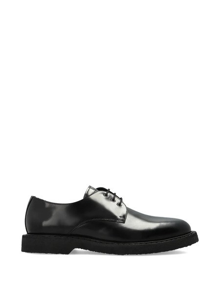  A.p.c. Glazed Leather Derbies - Black 