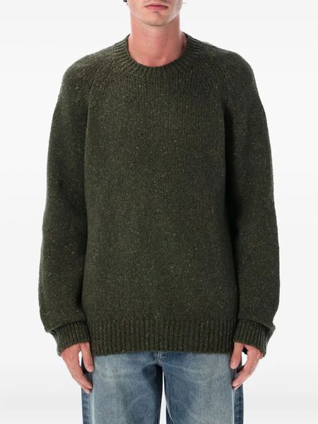  A.p.c. Harris Raglan-sleeve Sweater - Green 