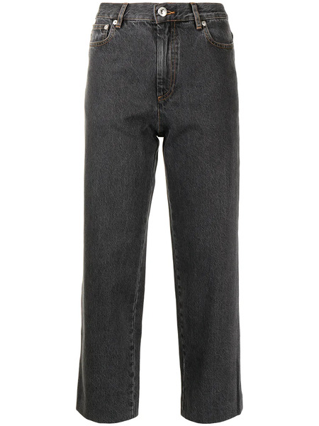  A.p.c. High-rise Cropped Jeans - Grey 