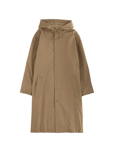 A.p.c. Hooded Button Coat - Brown 