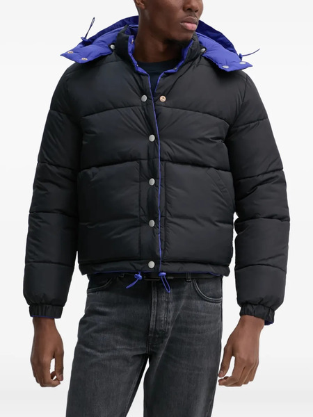  A.p.c. Hooded Puffer Jacket - Black 