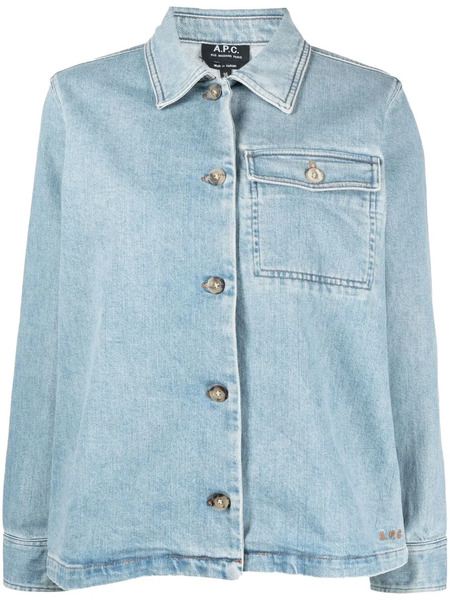  A.p.c. Janice Denim Jacket - Blue 