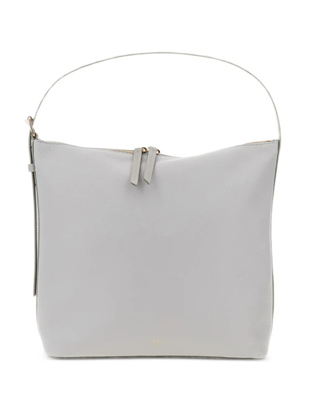  A.p.c. Leather Shoulder Bag - Grey 