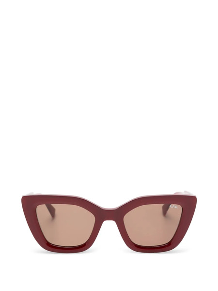  A.p.c. Les Papillons Sunglasses - Red 