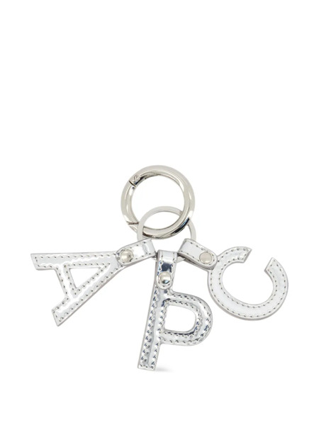  A.p.c. Lettres A.p.c. Keychain - Silver 