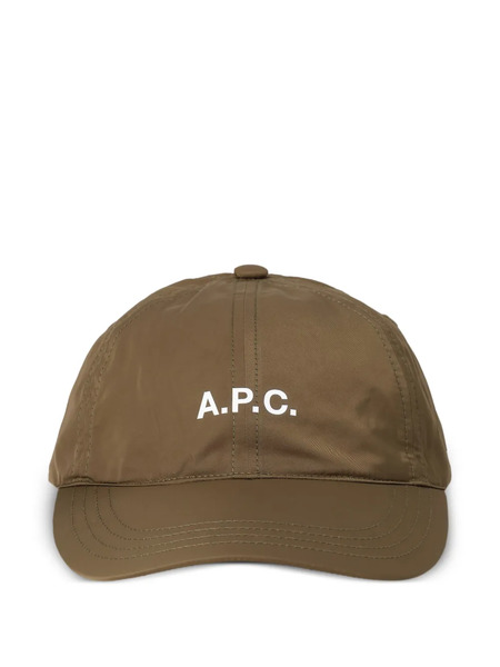  A.p.c. Logo Baseball Hat - Brown 