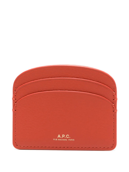  A.p.c. Logo-lettering Card Holder - Red 