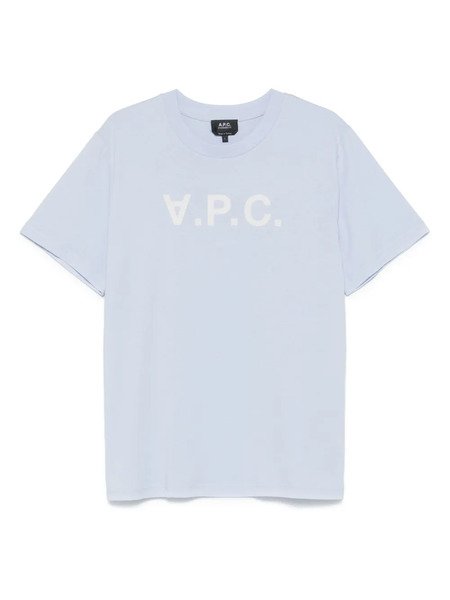  A.p.c. Logo-print T-shirt - Blue 