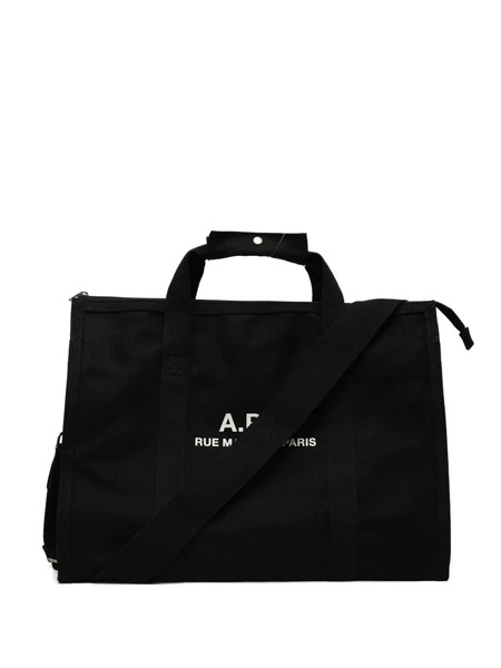  A.p.c. Logo Tote Bag - Black 