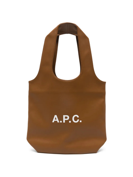  A.p.c. Logo Tote Bag - Brown 