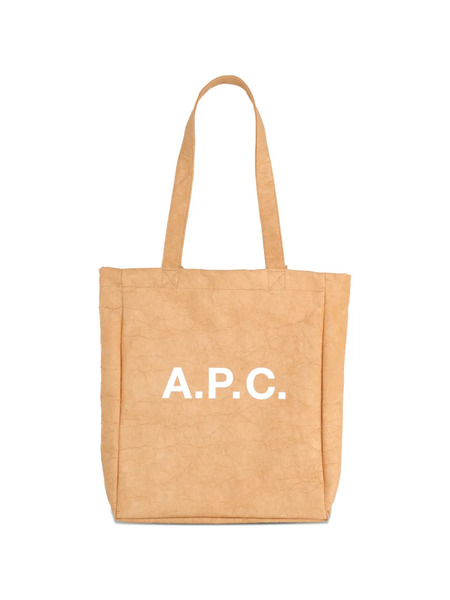  A.p.c. Logo Tote Bag - Neutrals 