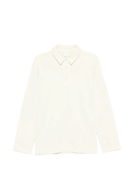  A.p.c. Long-sleeve Polo Top - Neutrals 