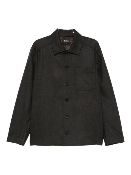  A.p.c. Long Sleeve Shirt - Brown 