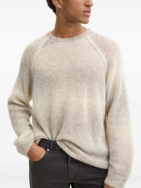  A.p.c. Long-sleeved Crew-neck Sweater - Neutrals 
