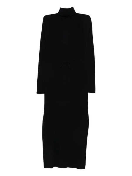  A.p.c. Marianna Ribbed Drawstring Dress - Blue 