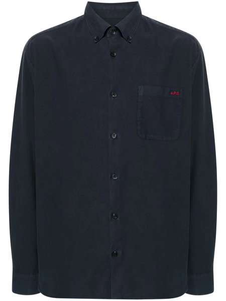  A.p.c. Mateo Shirt - Blue 