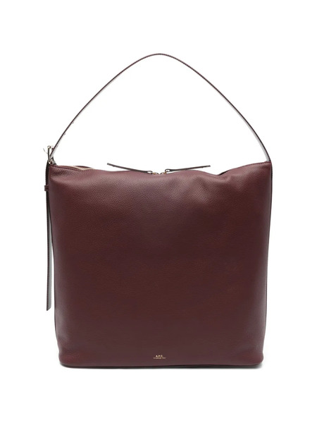  A.p.c. Maxi Vera Zip Shoulder Bag - Red 