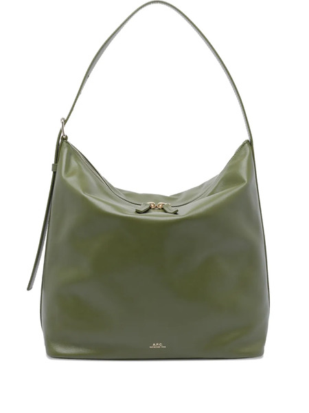  A.p.c. Maxi Vera Zip Tote Bag - Green 