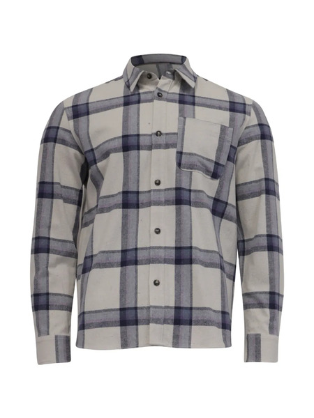  A.p.c. Multicoloured Check-print Long Sleeve Shirt - Neutrals 