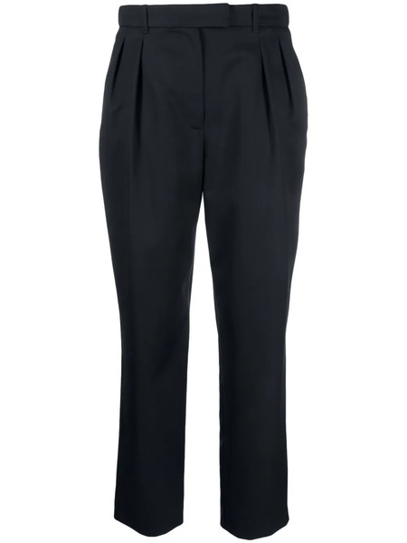  A.p.c. Pleated Cropped Trousers - Blue 