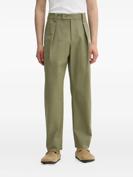  A.p.c. Pleated-front Trousers - Green 