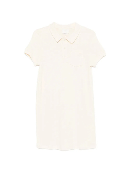  A.p.c. Pocket Polo-collar Mini Dress - Neutrals 
