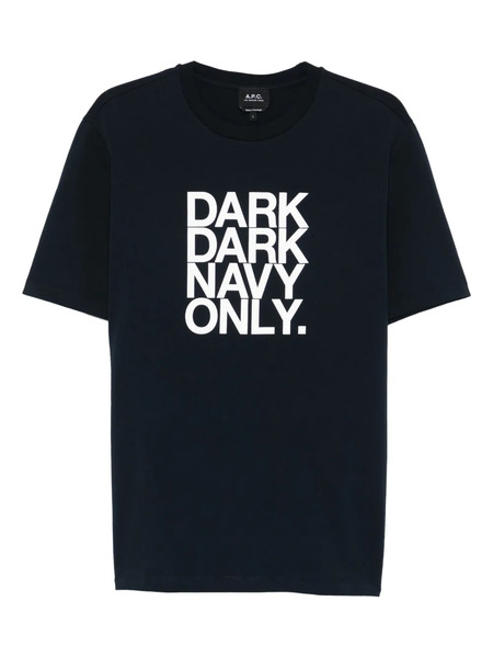  A.p.c. Printed T-shirt - Blue 
