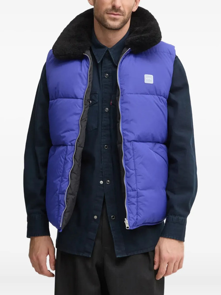  A.p.c. Quilted Padded Gilet - Black 
