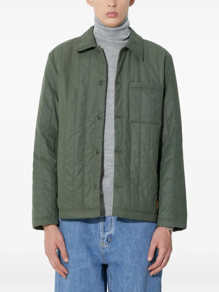  A.p.c. Quilted Panelled Jacket - Green 