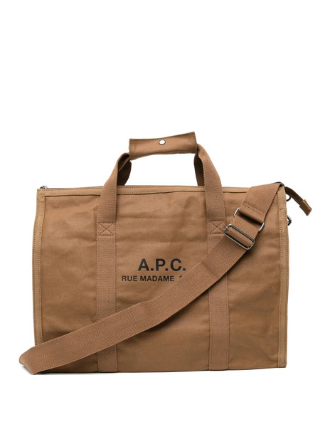  A.p.c. Recuperation Gym Bag - Brown 