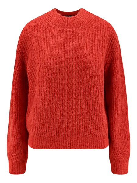 A.p.c. Ribbed High-neck Sweater - Orange 