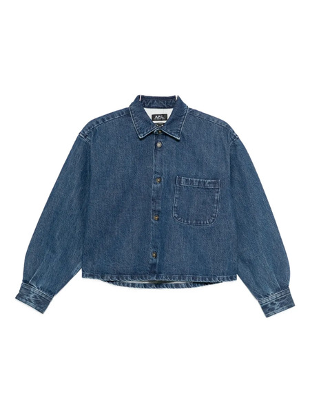  A.p.c. Samantha Denim Jacket - Blue 