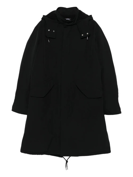  A.p.c. Single-breasted Coat - Black 