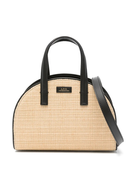  A.p.c. Small Demi-lune Tote Bag - Neutrals 