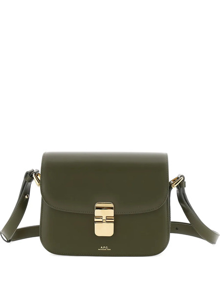  A.p.c. Small Grace Clasp Shoulder Bag - Green 